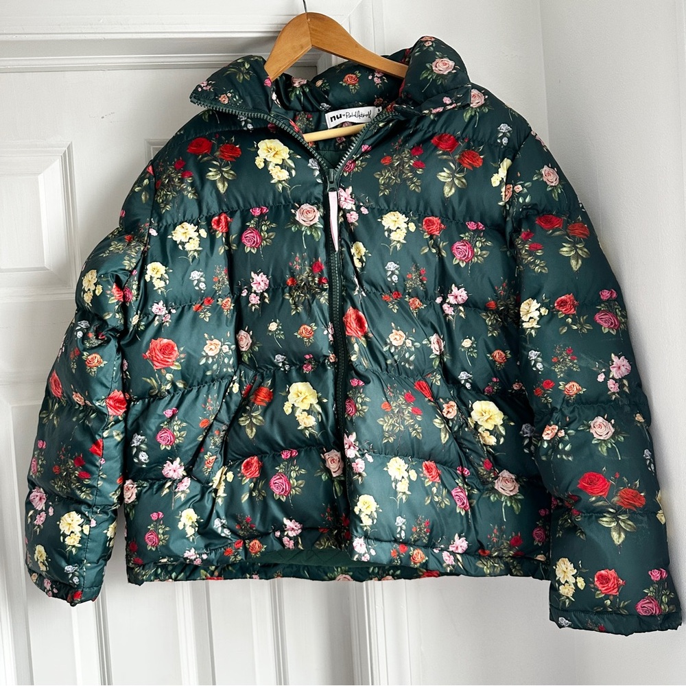 Rachel Antonoff Parker Jemma Rose Floral Puffer Jacket - Picture 5 of 8